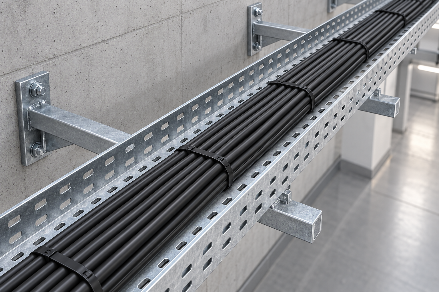 Jgheaburi metalice pentru trasee electrice
